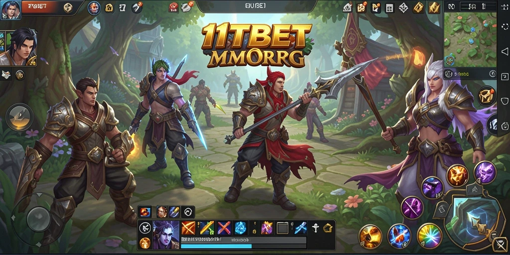 Tampilan gameplay 11TBET yang memukau di dunia MMORPG.