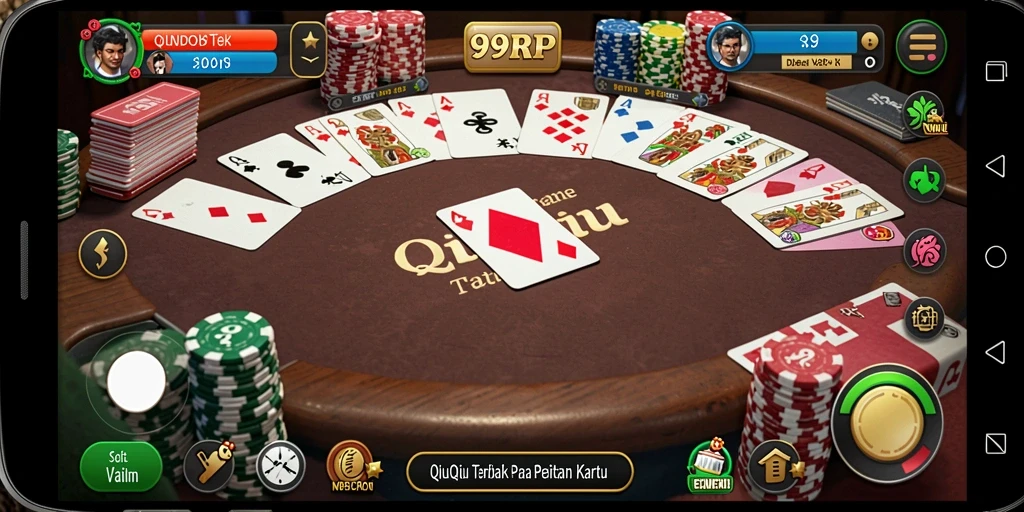 Tangkap momen seru dari gameplay QiuQiu di 99RP.