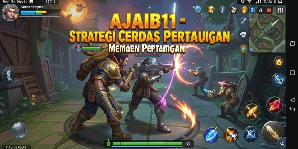 Tangkapan layar gameplay AJAIB11 menampilkan aksi strategi yang mendebarkan.