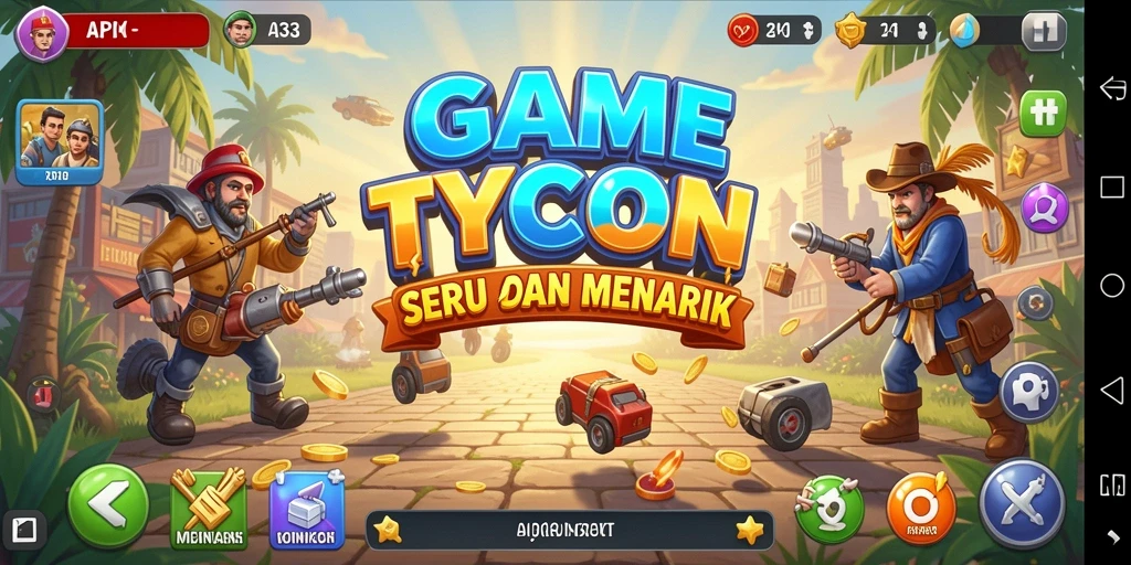Menampilkan gameplay seru dan strategi dalam API33.