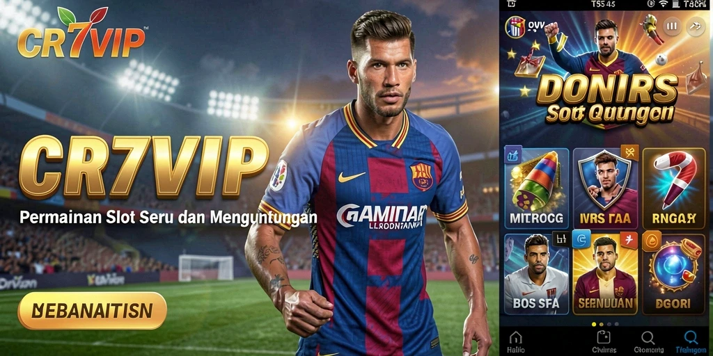 Tampilan utama CR7VIP menampilkan gameplay Slot yang menarik dan menghibur.
