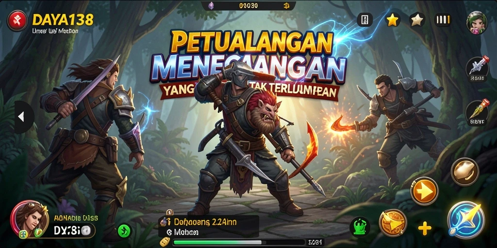 Gameplay seru dan menegangkan dalam dunia petualangan DAYA138.