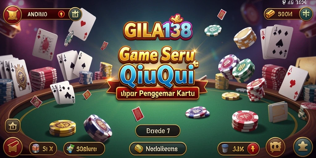 Screenshot GILA138 menampilkan momen seru saat bermain QiuQiu.