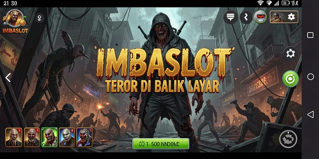Tampilan menakutkan dari gameplay IMBASLOT yang penuh ketegangan.