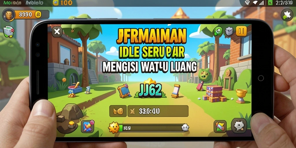 Tampilan gameplay seru dengan kemajuan yang terus meningkat.
