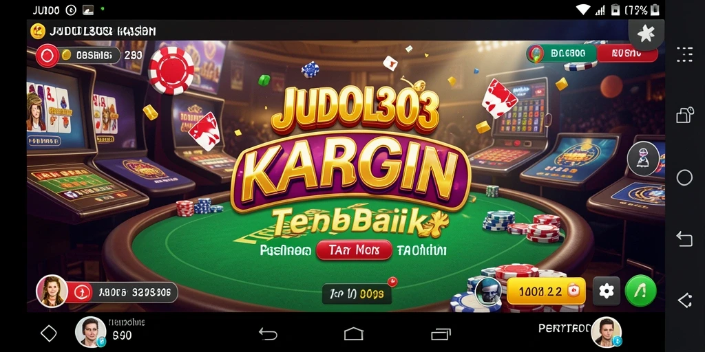 Screenshot gameplay JUDOL303 menampilkan aksi seru permainan Kasino.