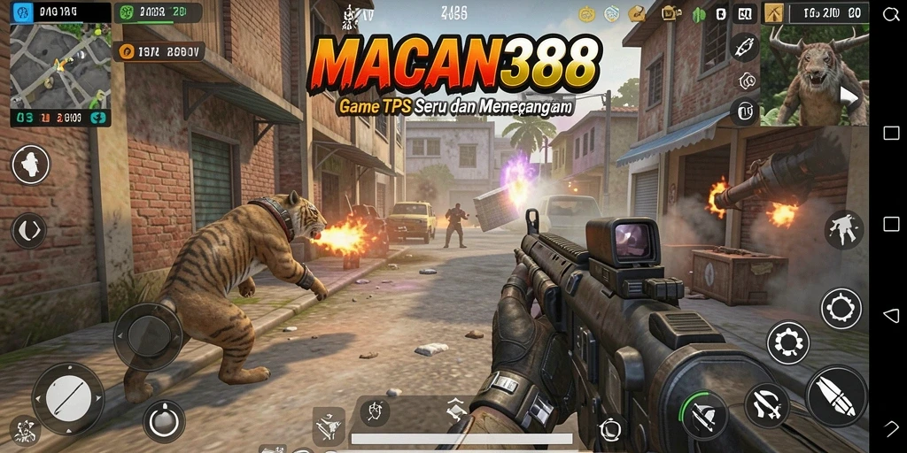 Screenshot gameplay <strong>MACAN388</strong> yang penuh aksi dan strategi.