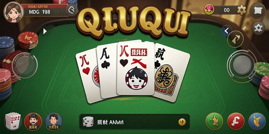 Tampilan menarik gameplay MDG188 dalam aksi QiuQiu.
