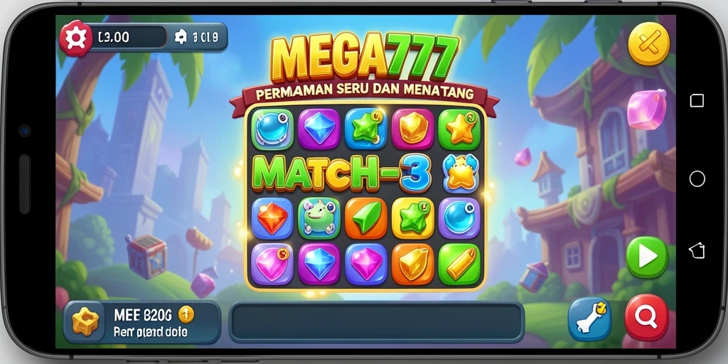 Gameplay menarik dan grafis cerah dari MEGA777.