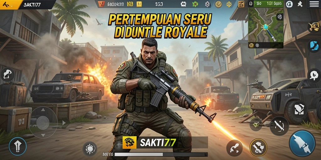 Tampilan aksi menarik dalam gameplay SAKTI77 yang menegangkan.