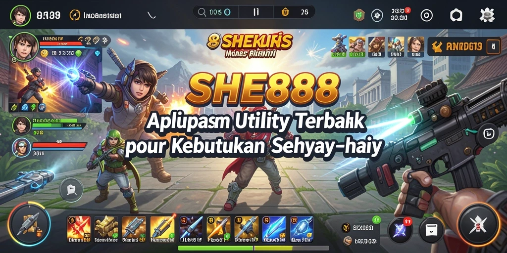 Tampilan antarmuka SHE888 yang menarik dan mudah digunakan.