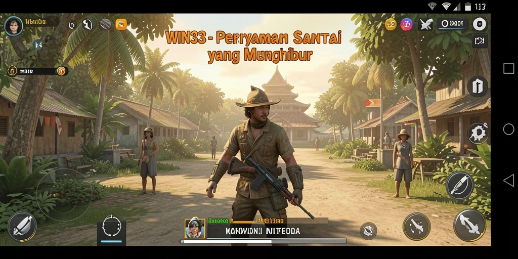 Tangkapan layar menunjukkan keseruan gameplay casual WIN33.